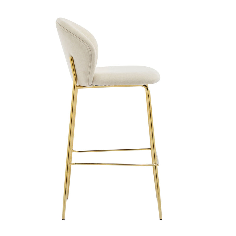Kira - Upholstered Bar Stool (Set of 2) by HouseOfZazla