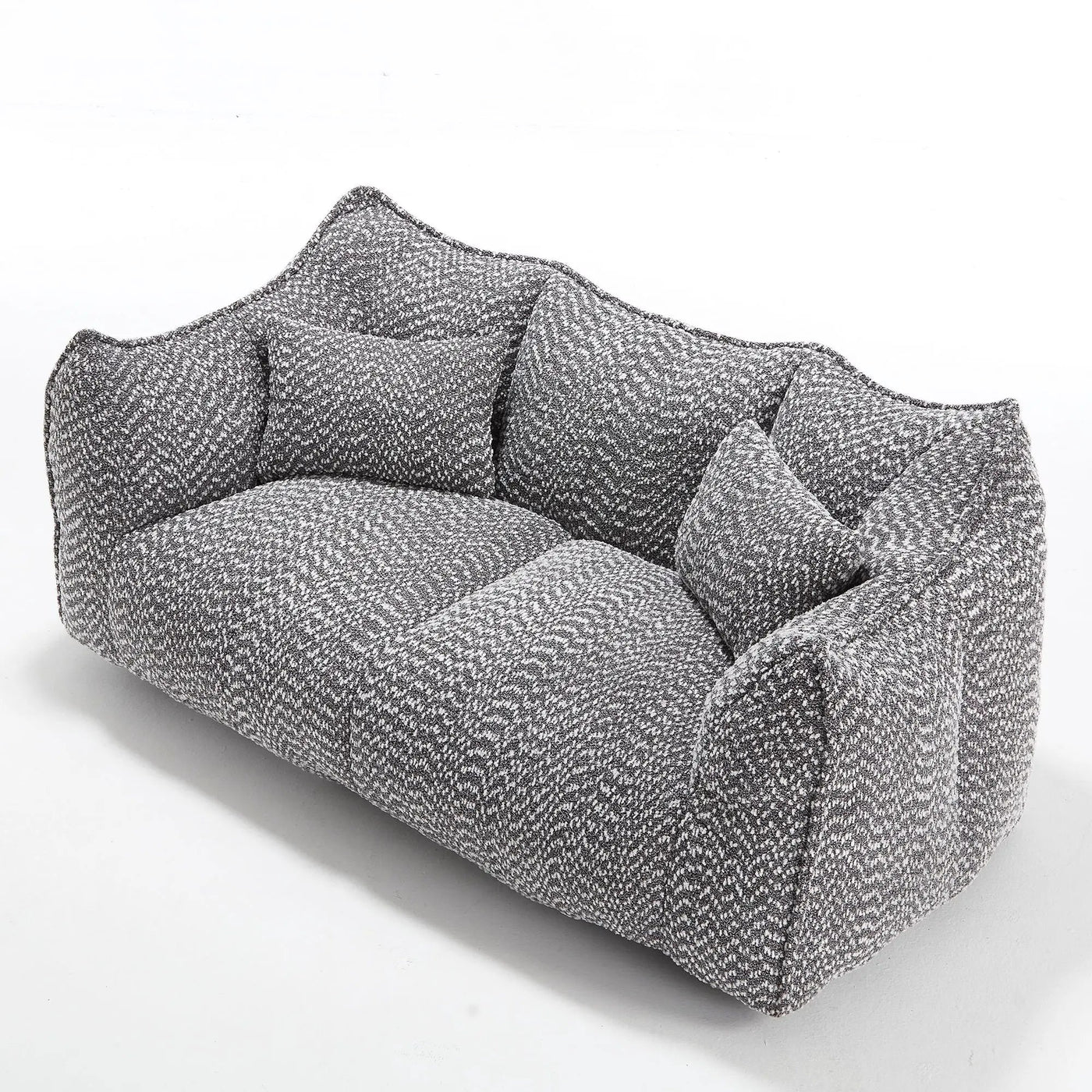 Comfortable Dual Beanbag Chair With High Resilience Foam Core For 2 People by HouseOfZazla