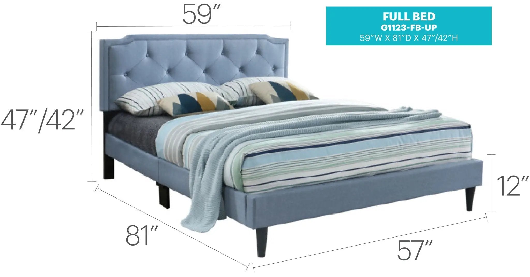 Button Tufted Bed Charming For Cozy Spaces by Unique Piece Furniture