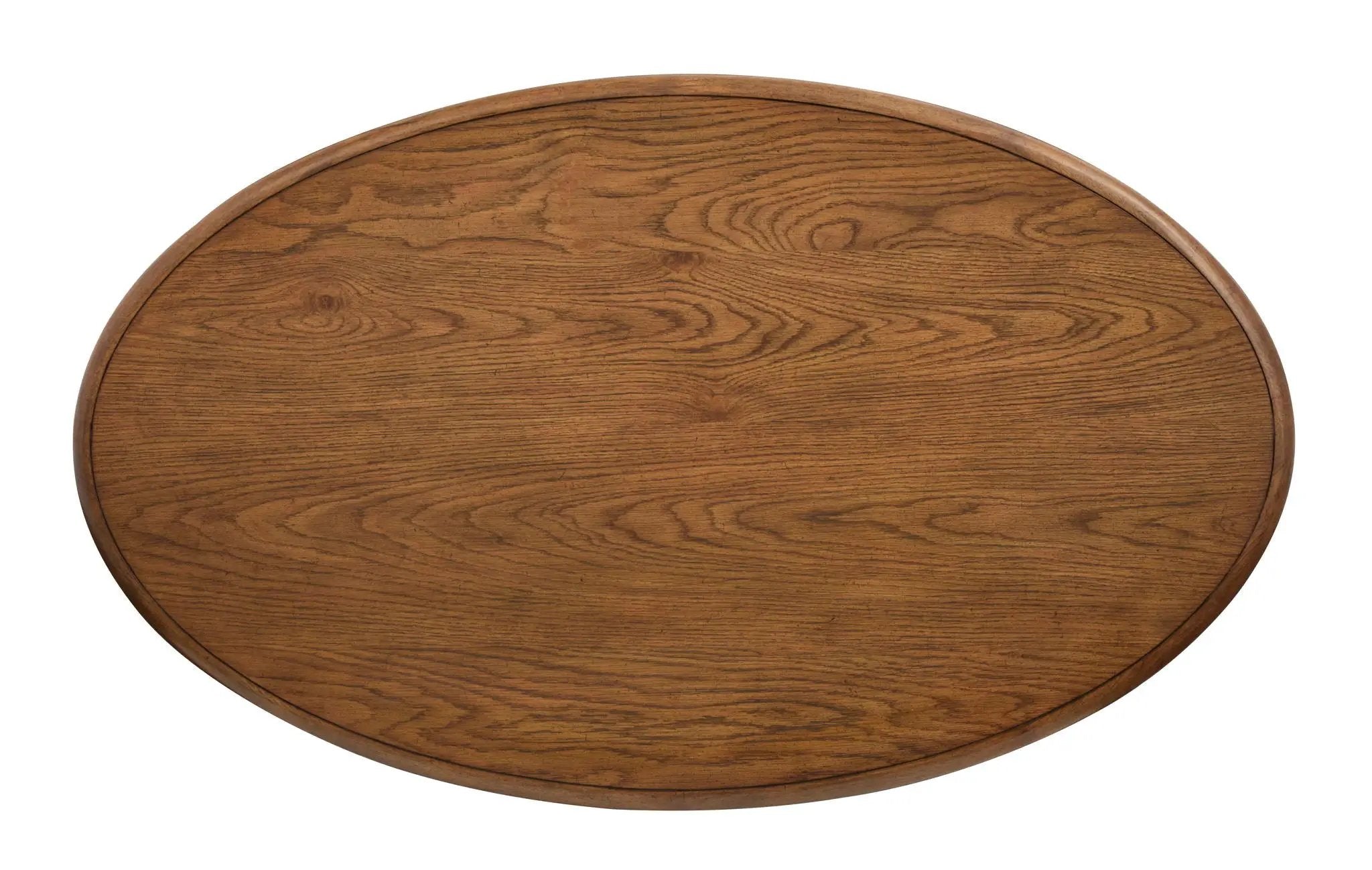 Tanner - Oval Cocktail Table With Casters - Tawny Brown by Unique Piece Furniture