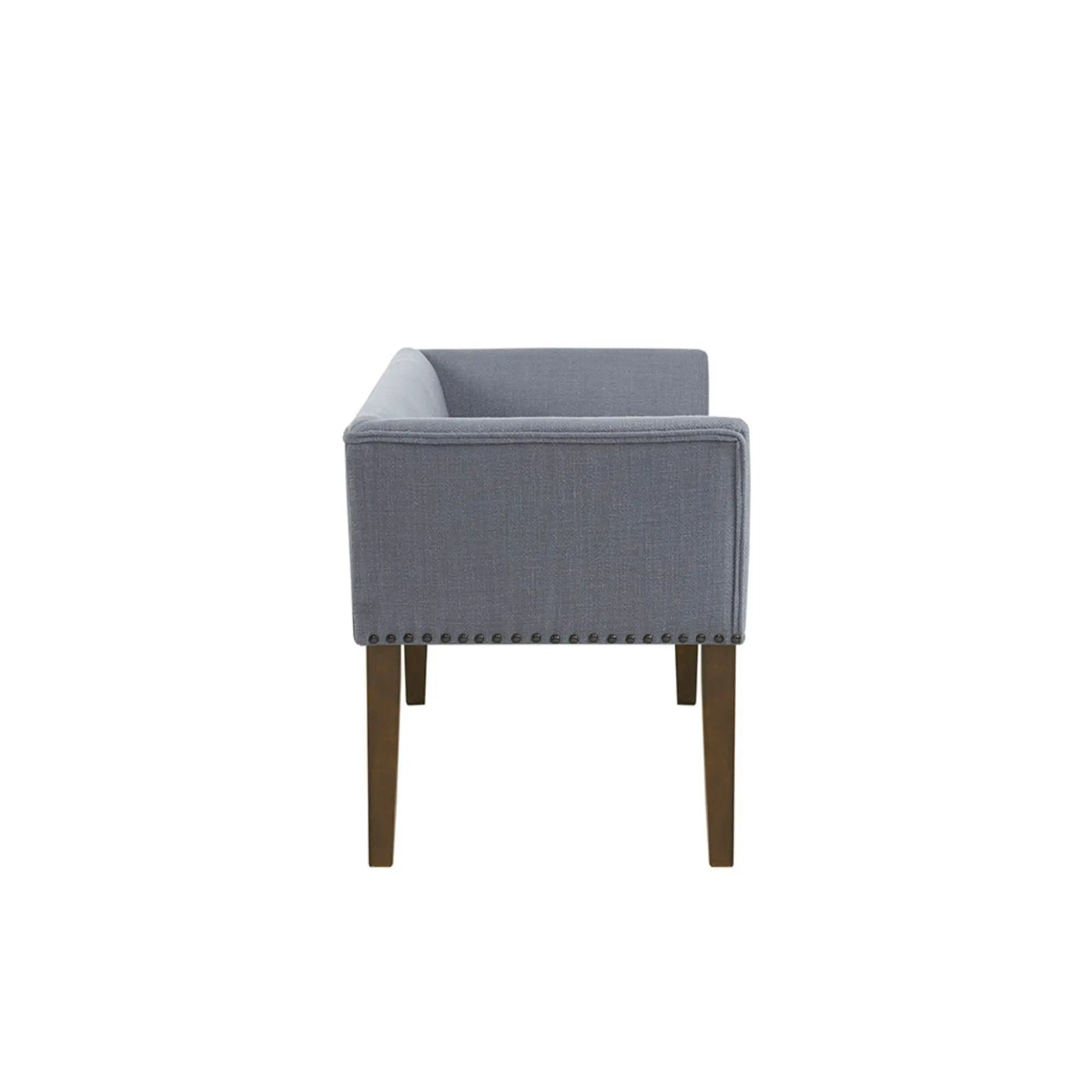Elegant Design Bench Upholstery, Solid Wood Frame by Unique Piece Furniture