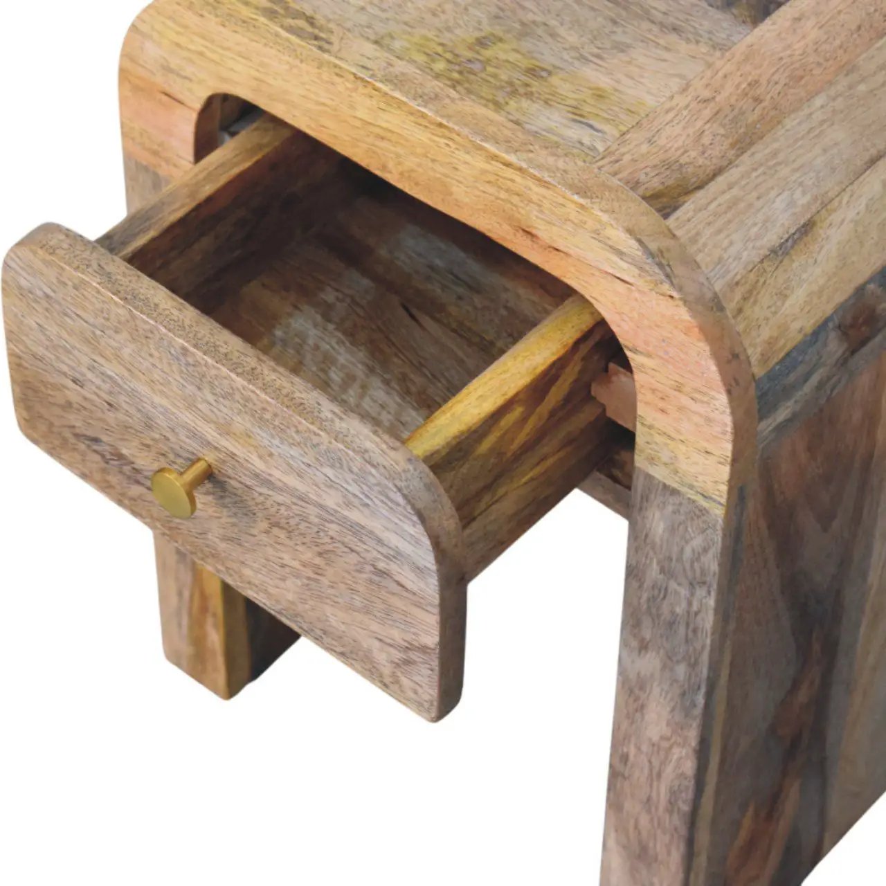 Mini Darcy - Nightstand With Curved Edges by HouseOfZazla
