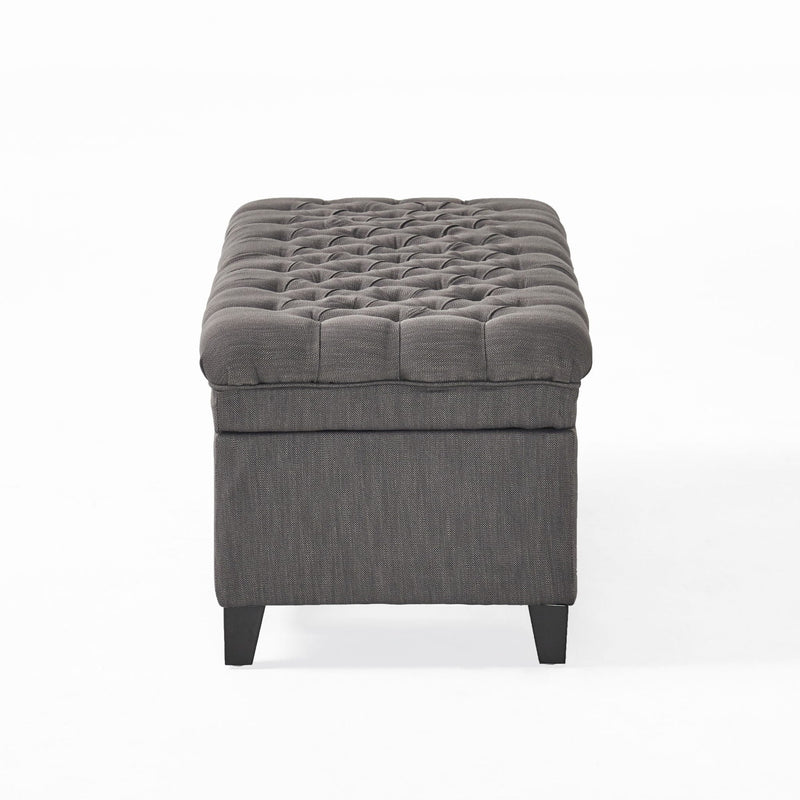 Juliana Storage Ottoman With Birch Legs by HouseOfZazla