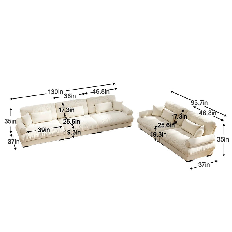 Modular Velvet Sofa Set by HouseOfZazla