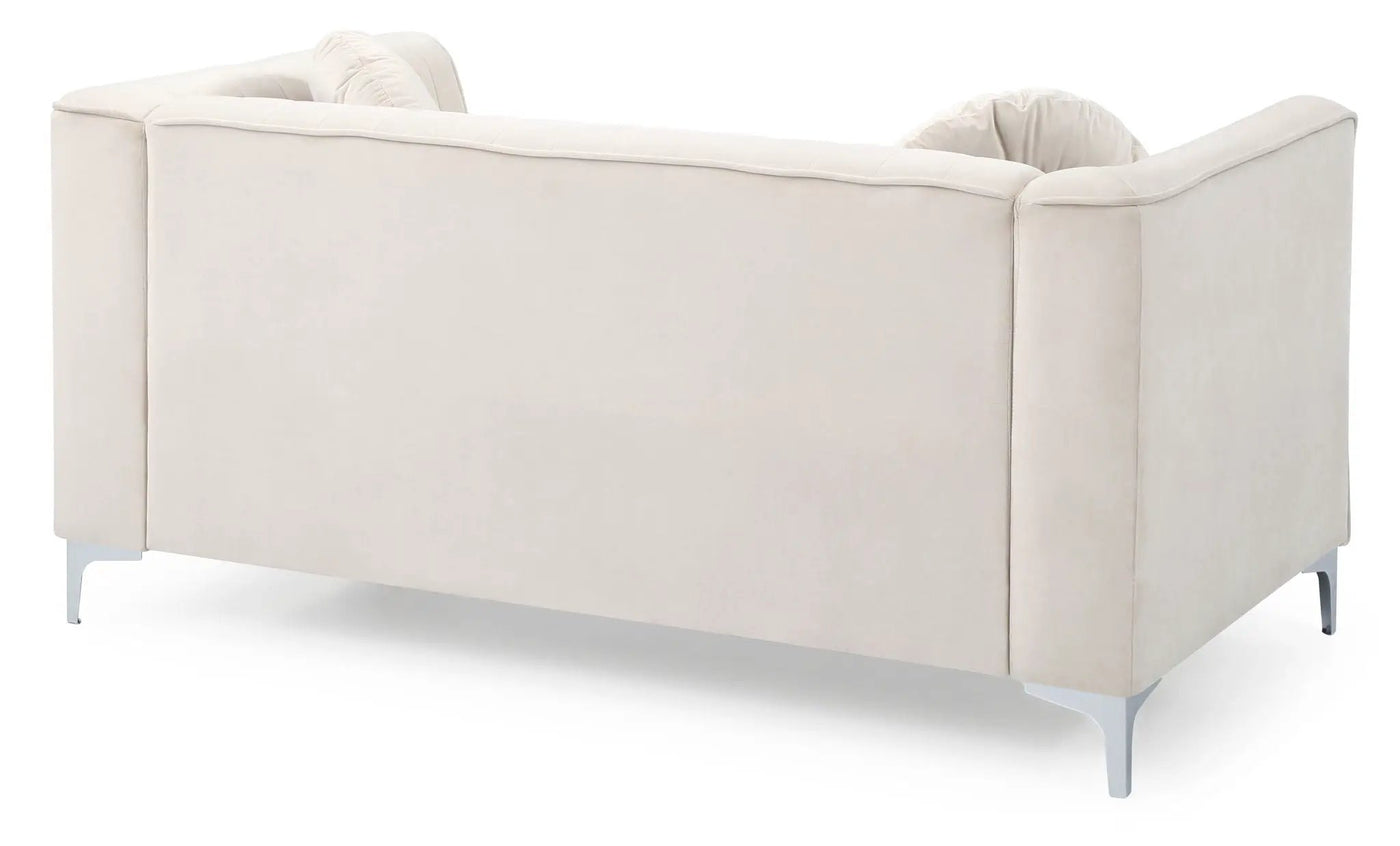 Glam Styled Micro Suede Loveseat by HouseOfZazla