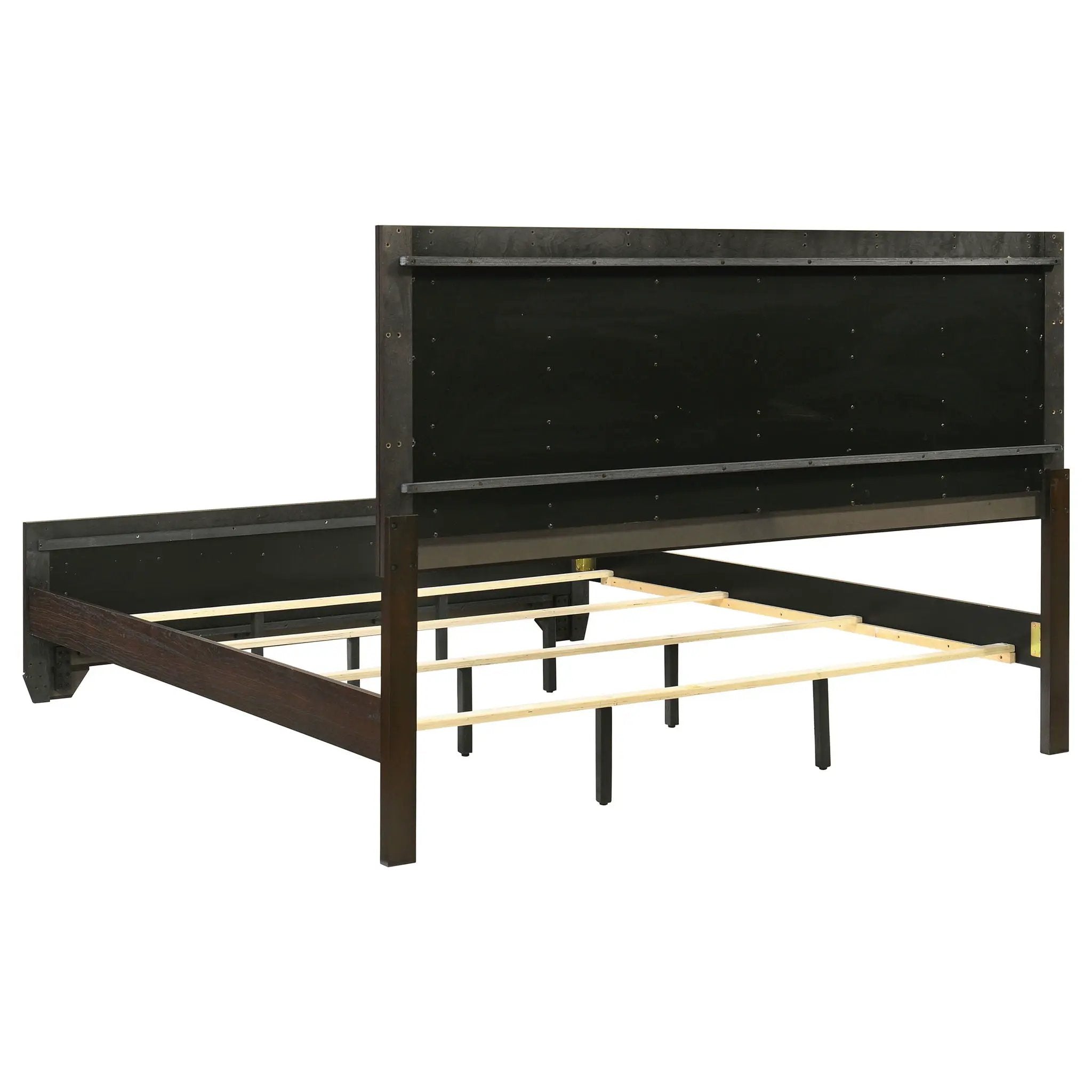 Kauffman 5-piece Eastern King Bedroom Set Dark Cocoa by Unique Piece Furniture