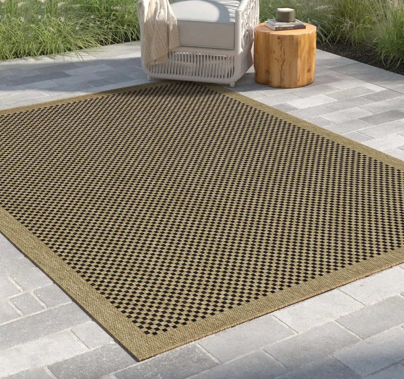 Earth - Indoor / Outdoor Area Rug Polypropylene - Jute / by HouseOfZazla