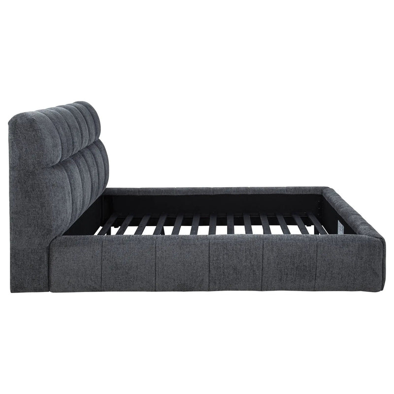 Nollet 48-inch Upholstered California King Platform Bed Grey by Unique Piece Furniture