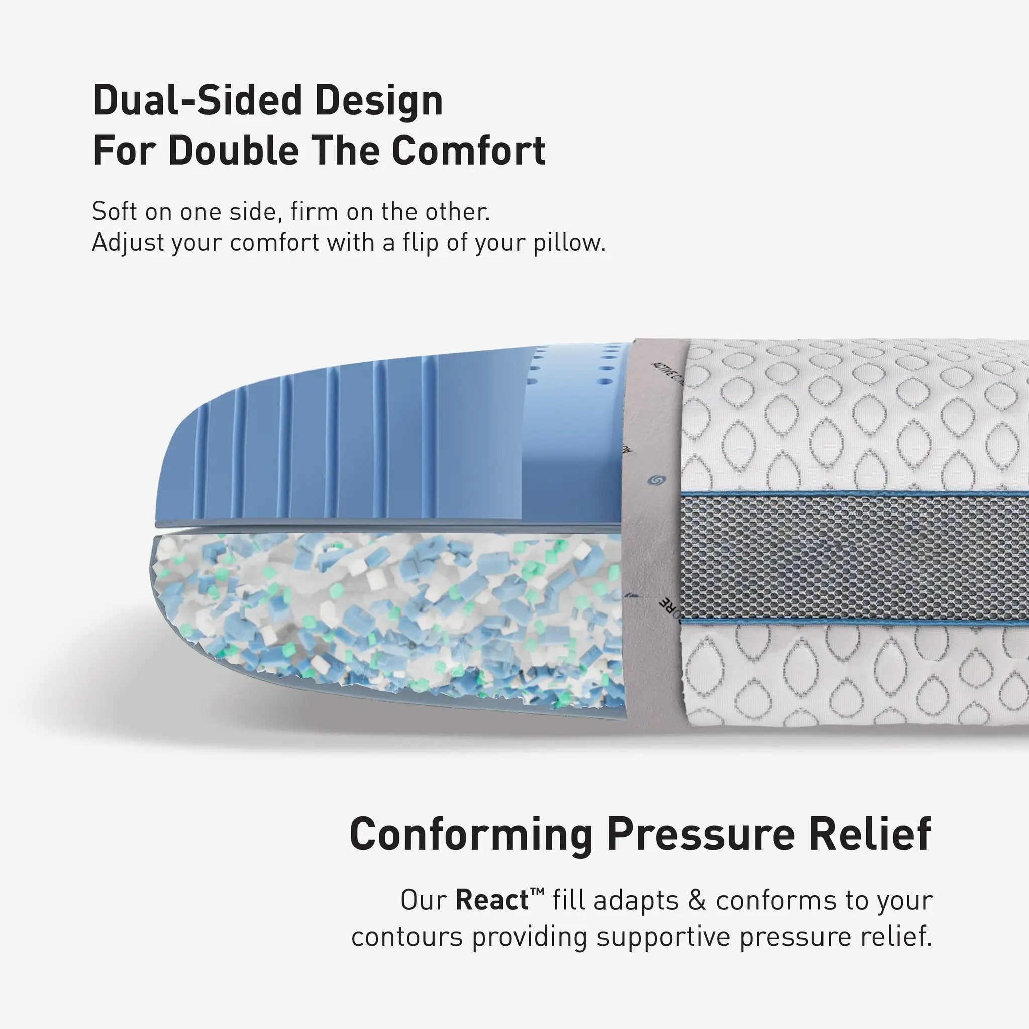 BedGear Frost Performance® Pillow, Size 2.0 by HouseOfZazla