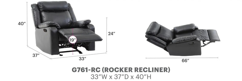 Ward - Rocker Recliner by Unique Piece Furniture