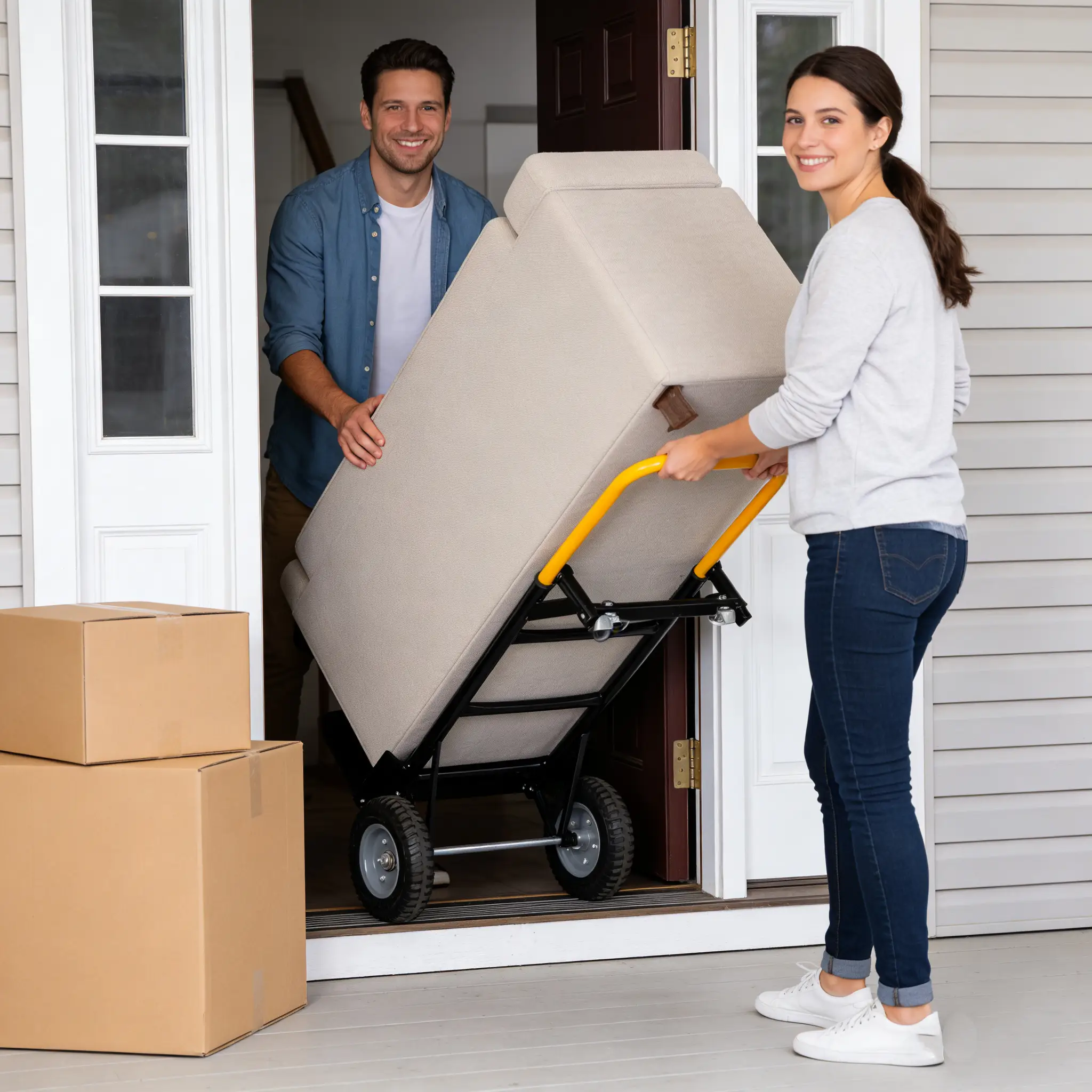 Heavy Duty Dual Purpose Hand Truck Dolly Cart by HouseOfZazla
