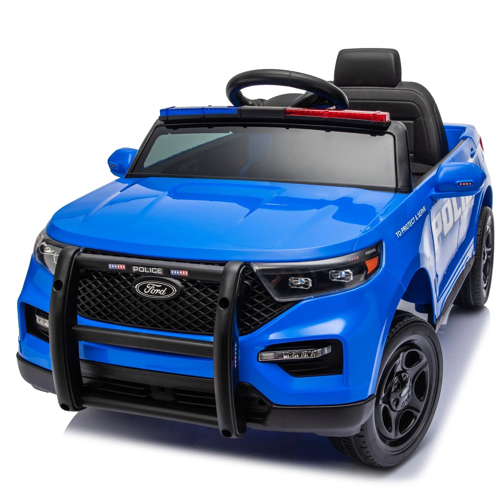 Licensed Ford Police 12V Ride-On Truck by HouseOfZazla