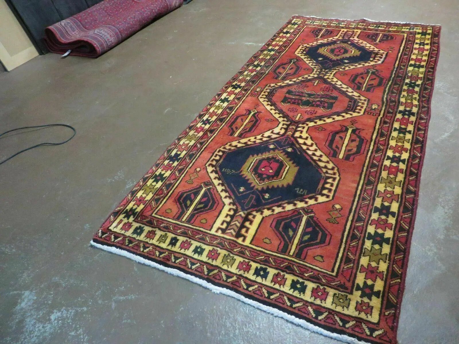 3' 4"X 7' Antique Handmade Turkish Wool Rug Organic #101 by Jewel Rugs