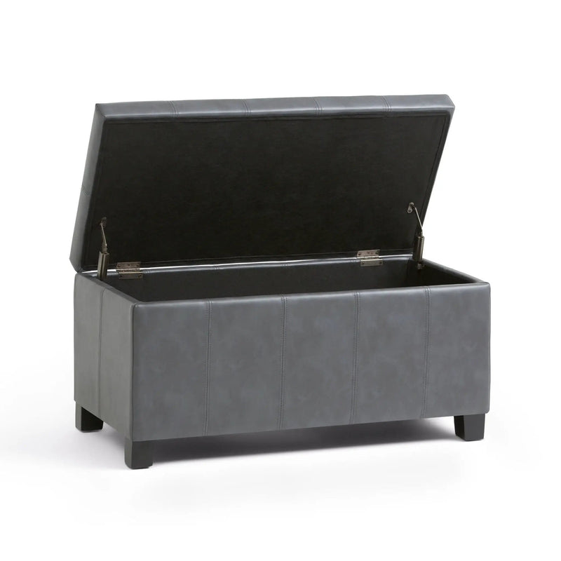 Dover - Upholstered Storage Ottoman Bench by HouseOfZazla
