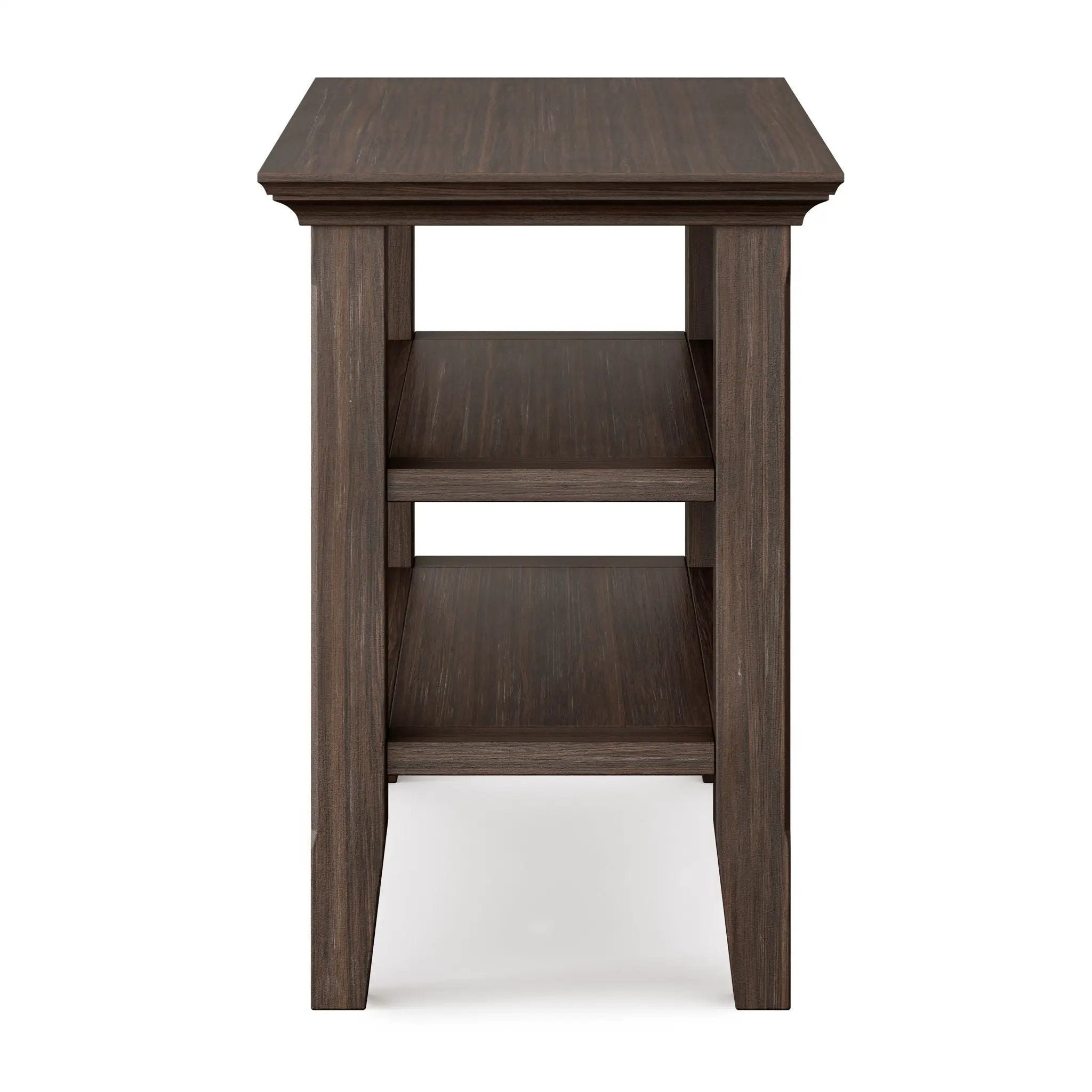 Acadian - Narrow Side Table - Farmhouse Brown by HouseOfZazla
