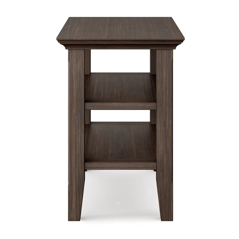 Acadian - Narrow Side Table - Farmhouse Brown by HouseOfZazla