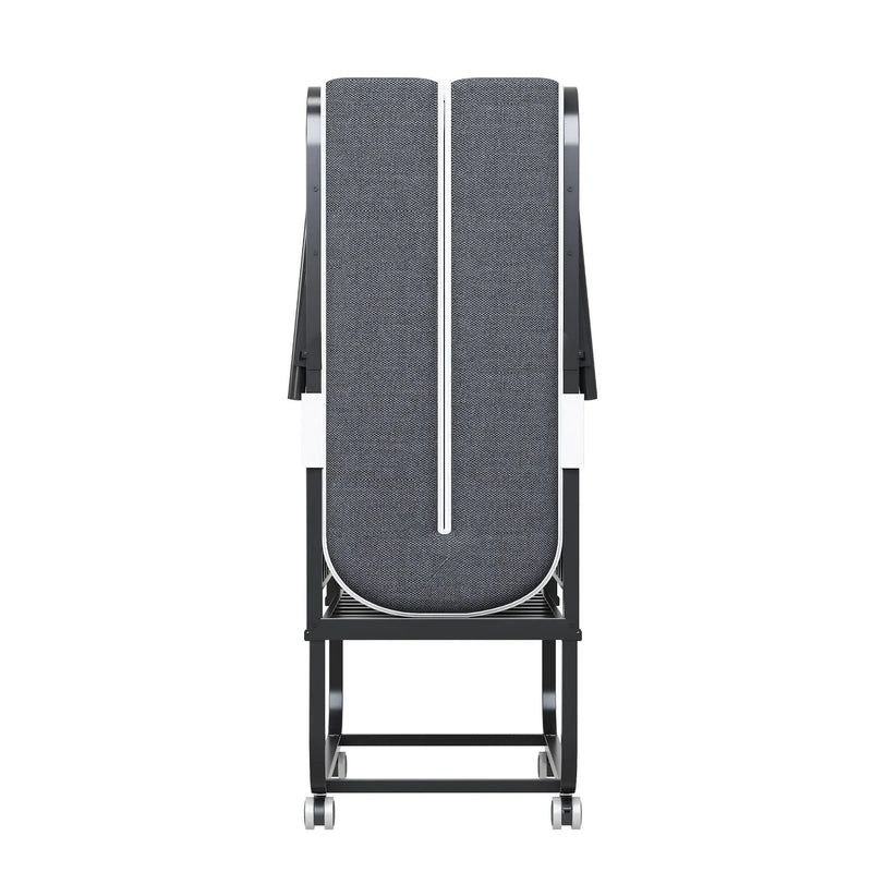 Twin Extra Long Folding Bed For Tall People, Heavy-Duty Rollaway Guest With Memory Foam Mattress - Black by HouseOfZazla