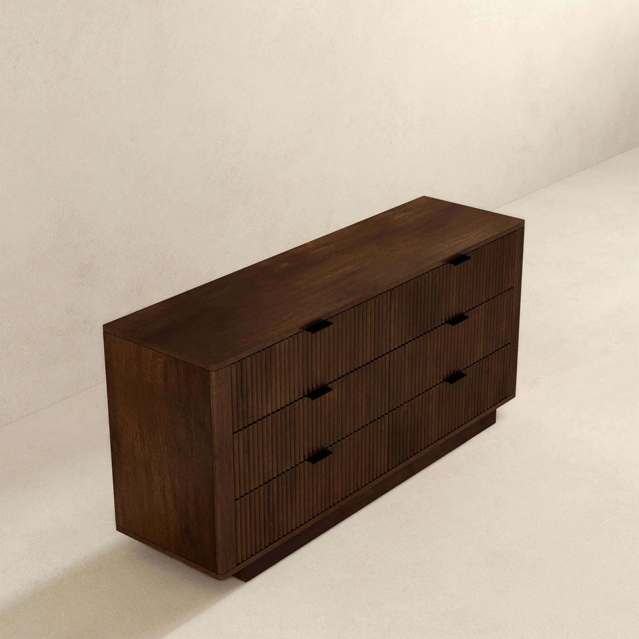 Lola - Dresser With 6 Drawers - Dark Brown by HouseOfZazla