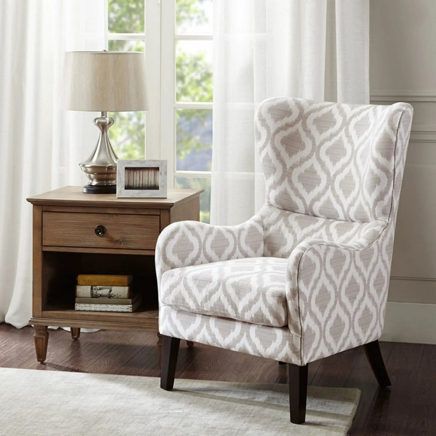 Arianna Swoop Wing Chair by HouseOfZazla