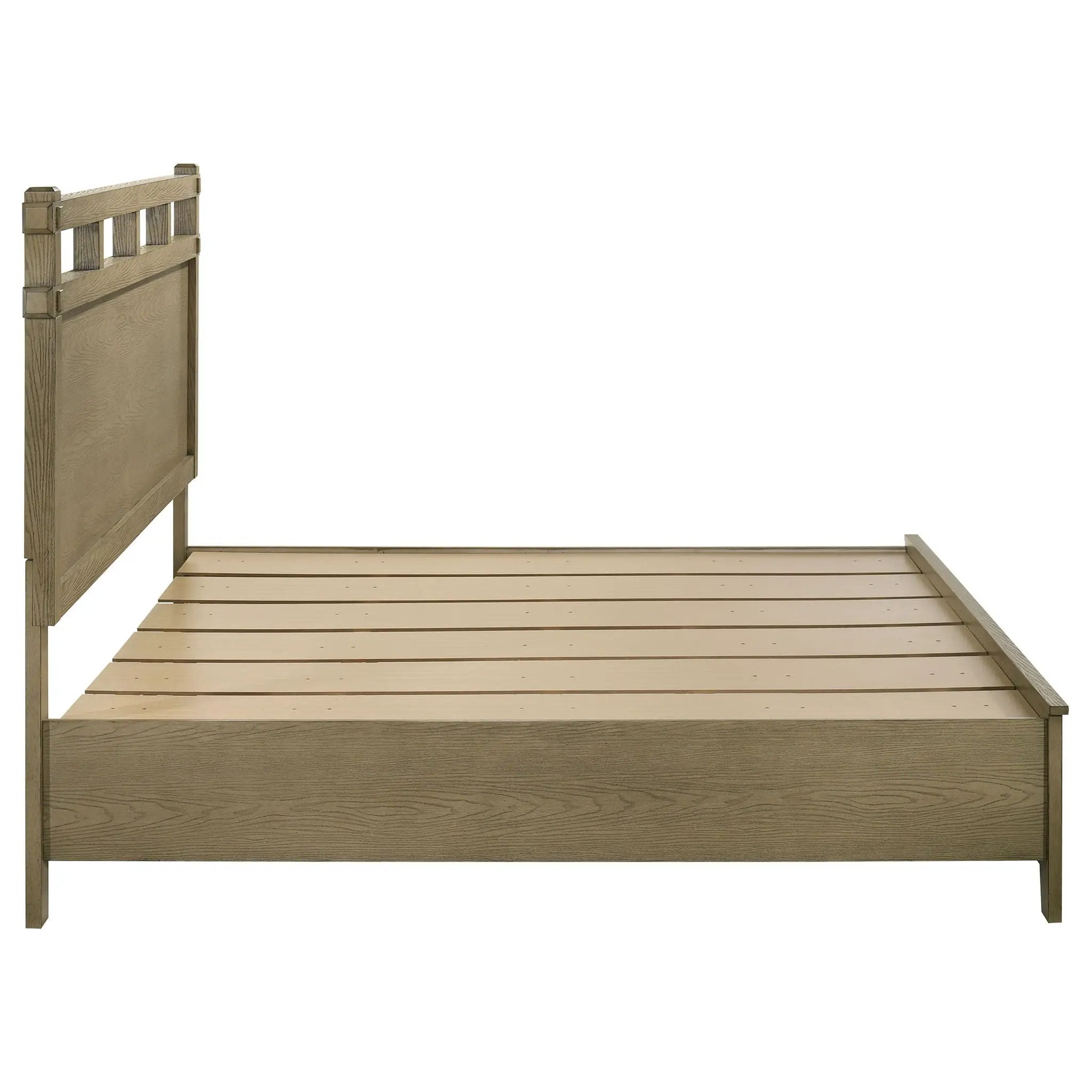 Hazlewood 59-inch Eastern King Storage Bed Vineyard Oak by Unique Piece Furniture