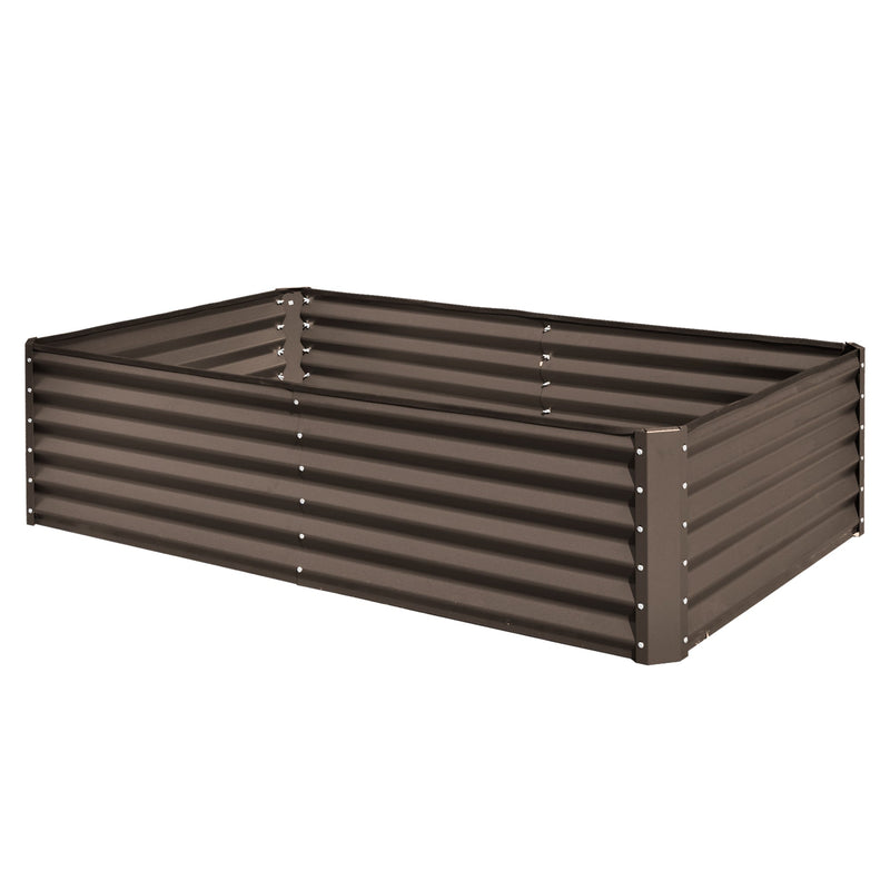 6x3x1.5ft Galvanized Raised Garden Bed by HouseOfZazla
