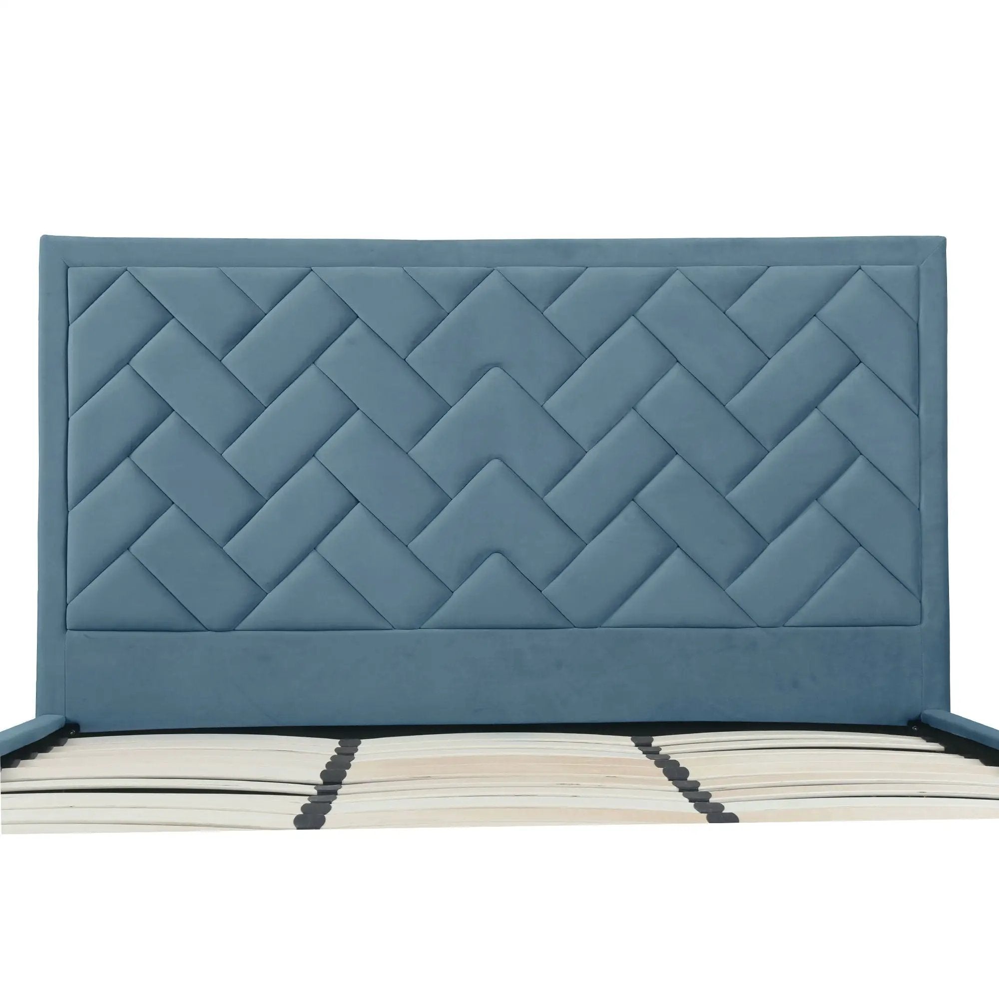Crosby - Bed With Upholstered Headboard And Slats