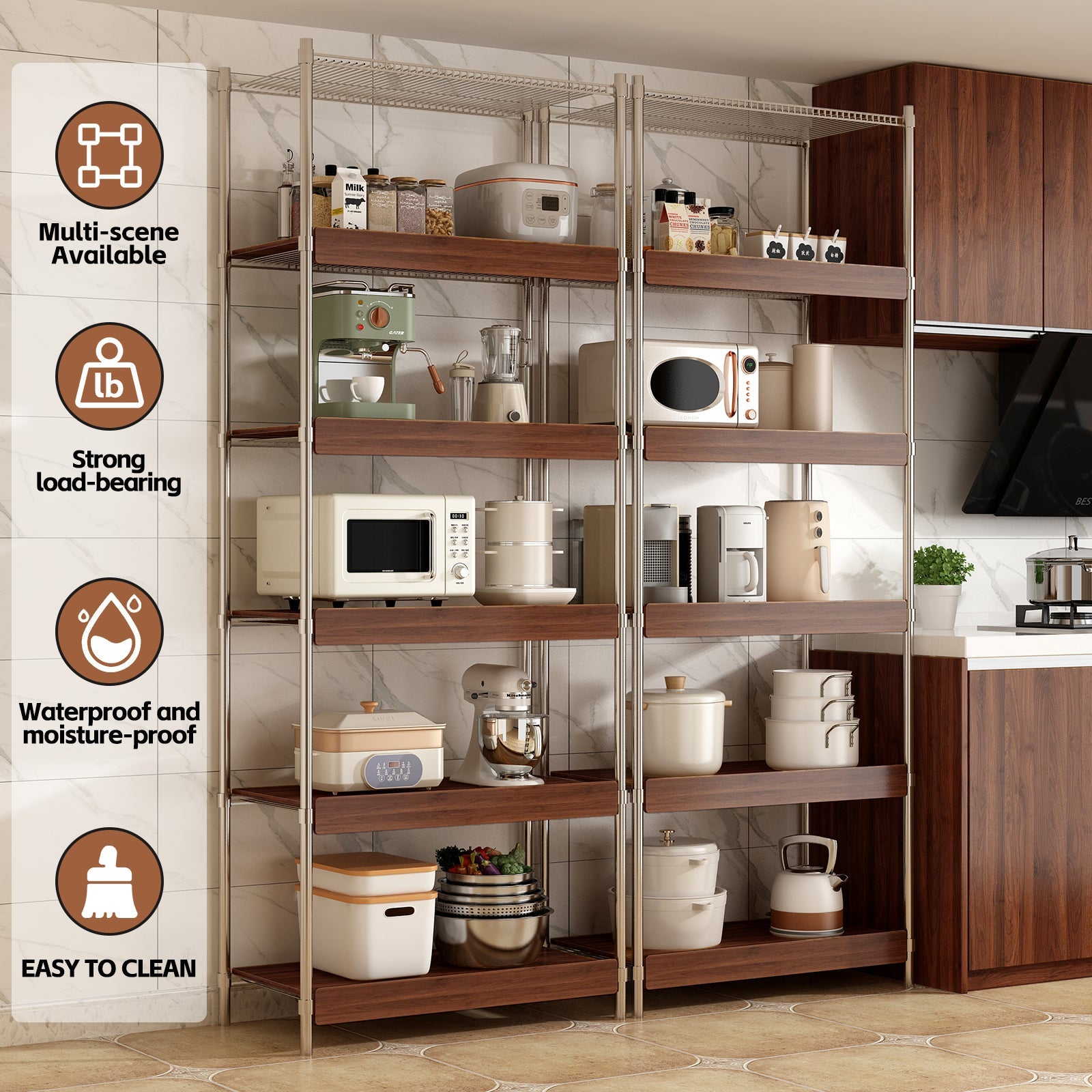 30" x 16" Heavy Duty MDF Wood Shelf Liners by HouseOfZazla
