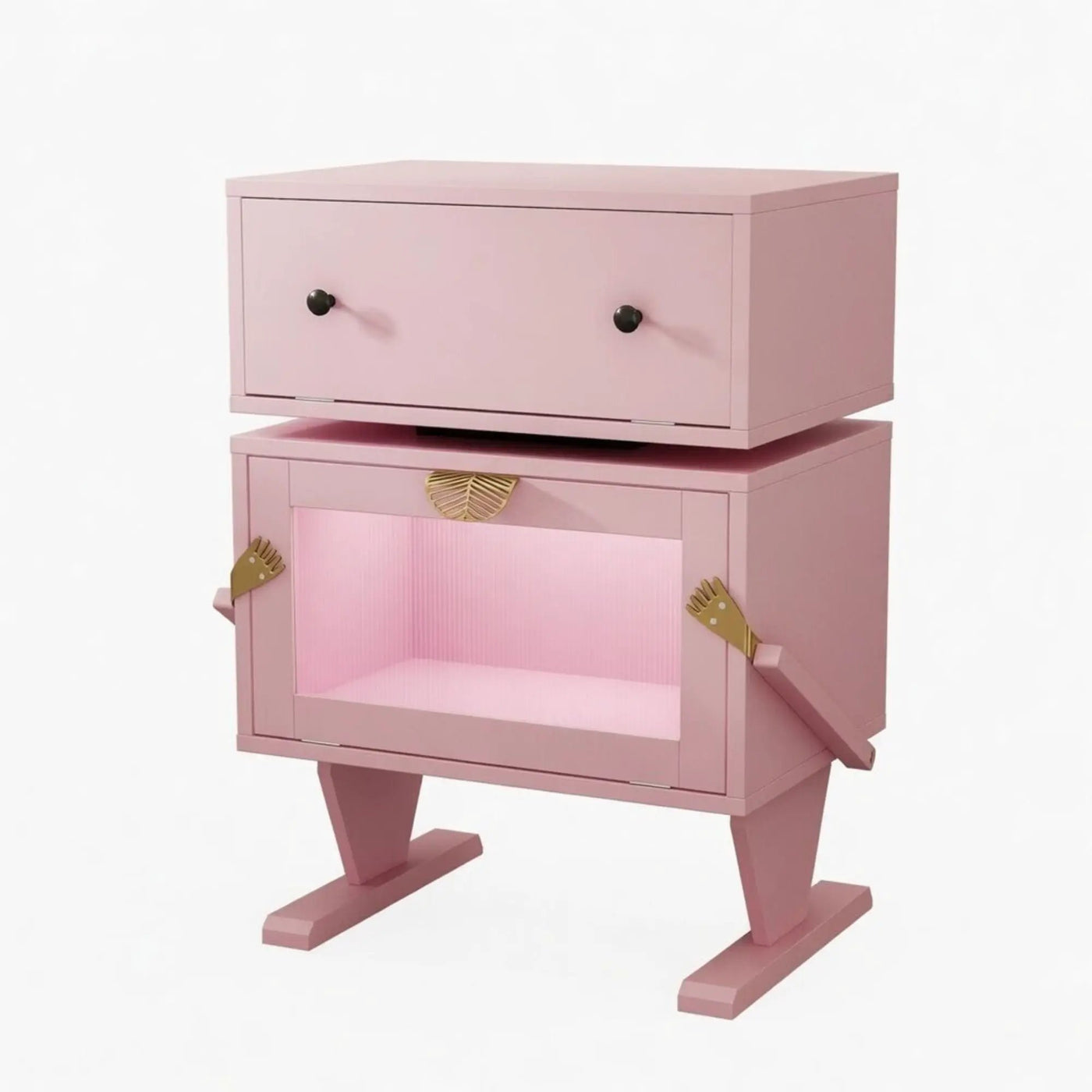 Robot LED Nightstand With 360° Rotating Drawer by HouseOfZazla