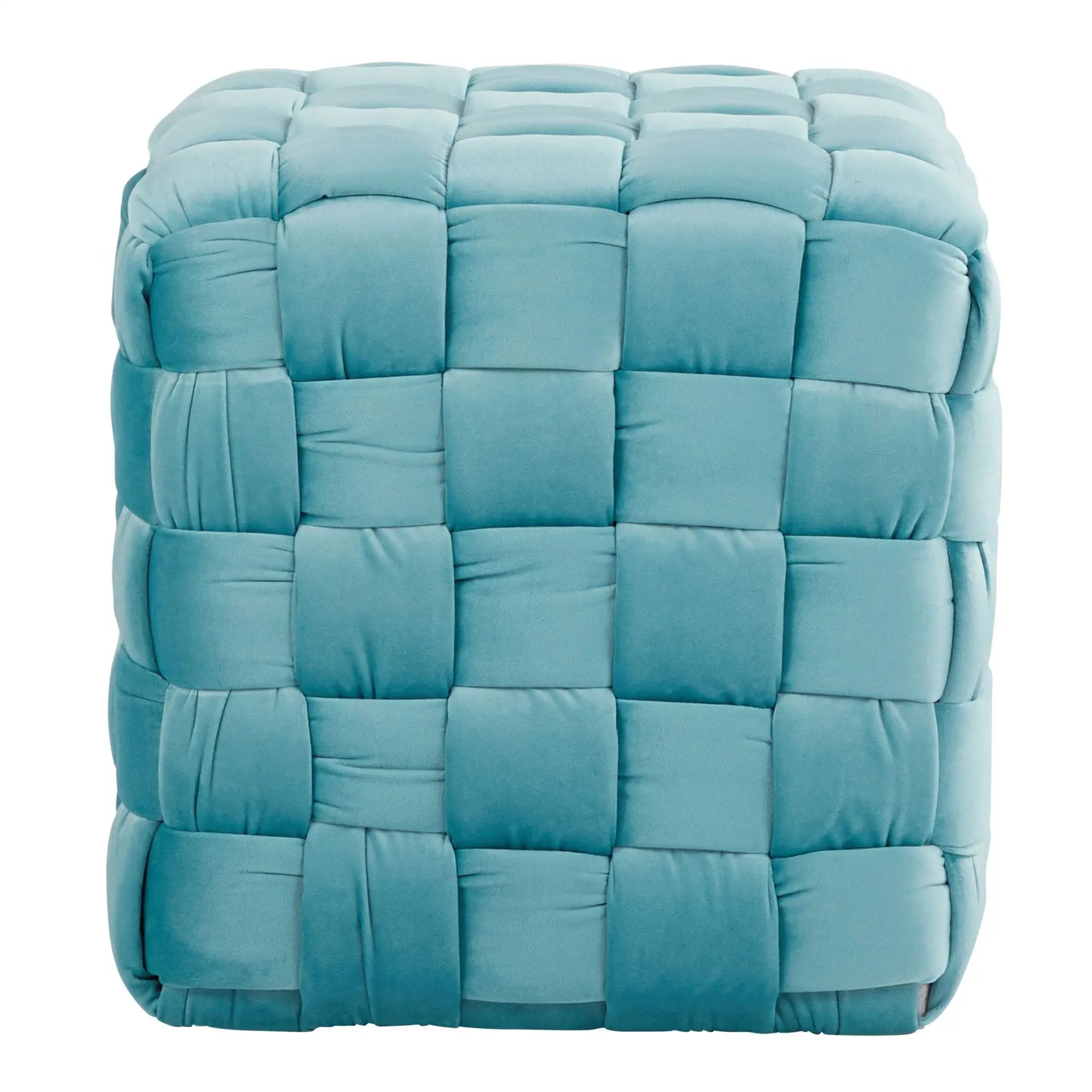 Square Braided Ottoman - by Unique Piece Furniture