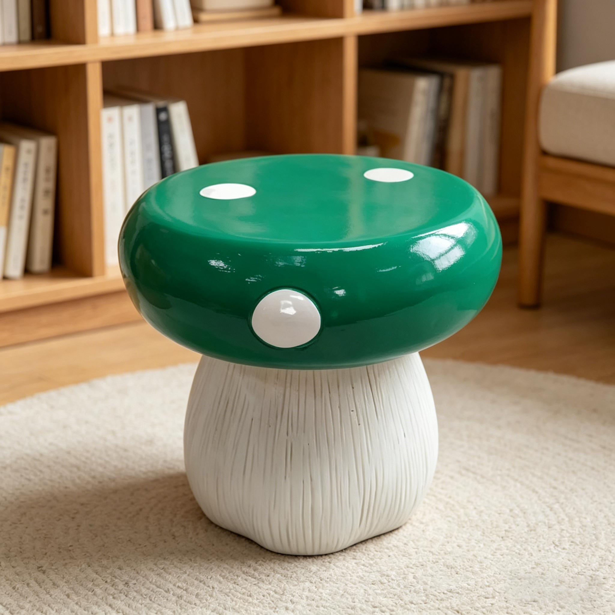 Mushroom Model Resin Stool by HouseOfZazla