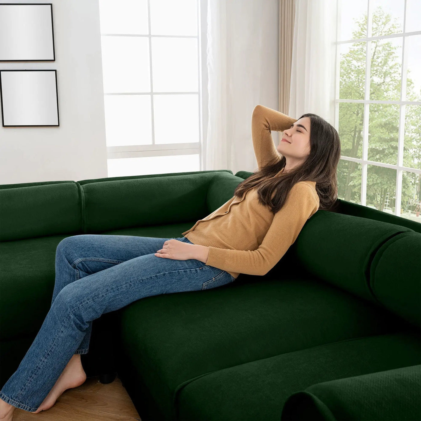Modern Modular Sectional Sofa With Storag, Contemporary Cylindrical Design by Unique Piece Furniture