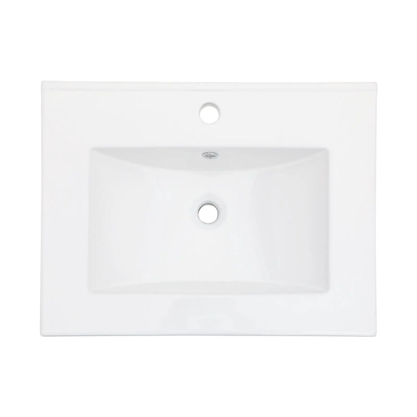 Premium Rectangular Vanity Top With Single Faucet Hole And Overflow by HouseOfZazla