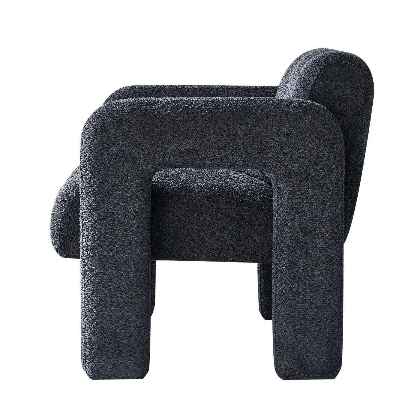 31.10" Boucle Upholstered Accent Chair by Unique Piece Furniture