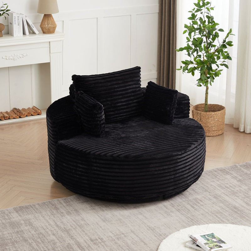 Swivel Chair With 360° Rotation For Living Room by HouseOfZazla