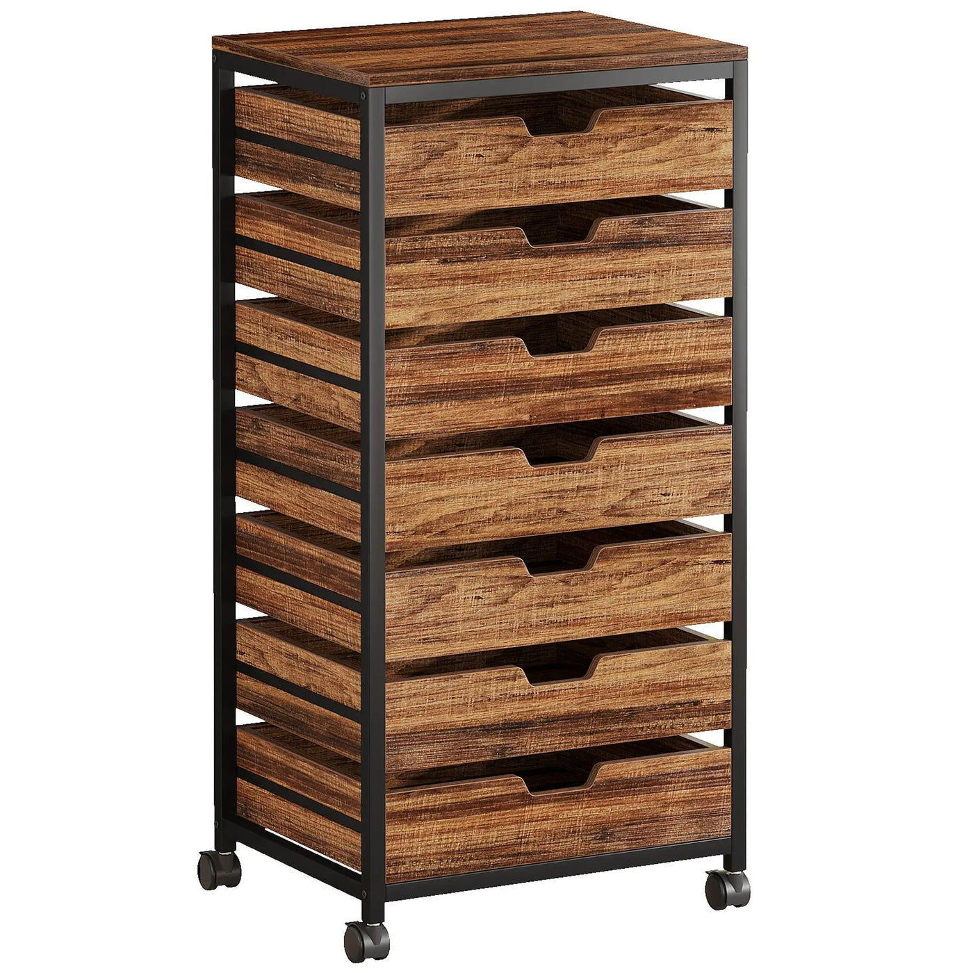Storage Chest With Wheels, Mobile Drawer Unit by HouseOfZazla