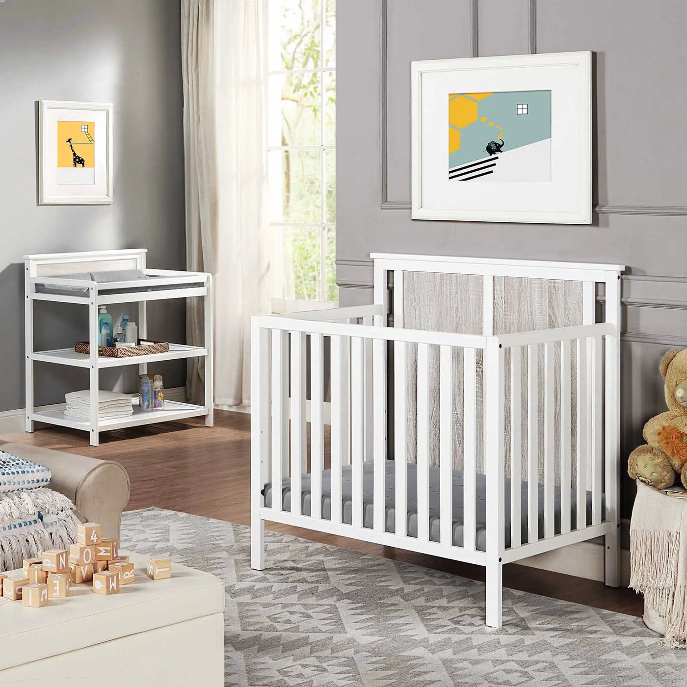 Connelly - Mini Crib With Mattress Pad by Unique Piece Furniture