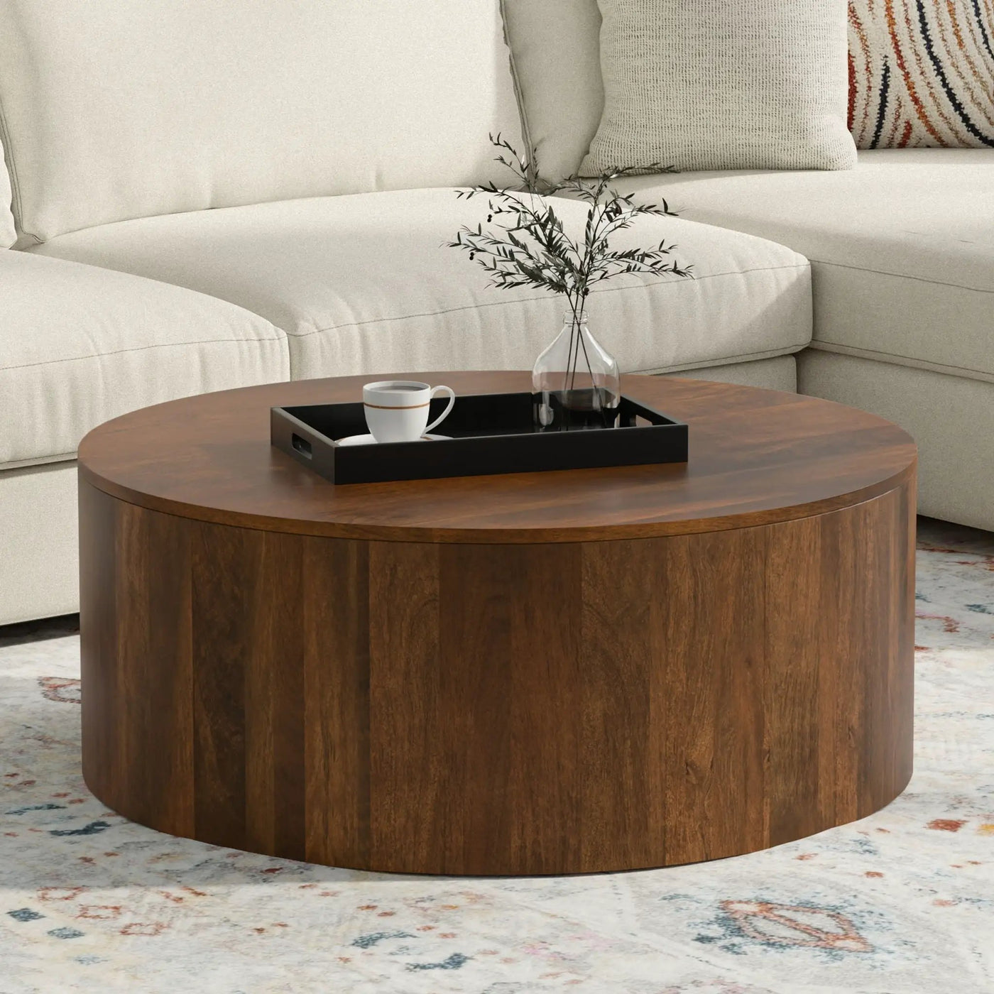 Millbury - Drum Coffee Table by HouseOfZazla
