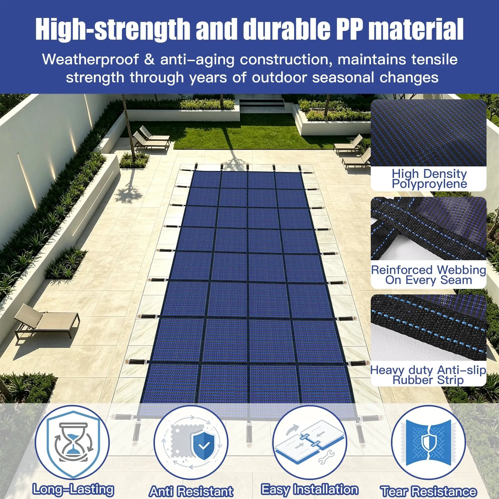 Inground Pool Safety Covers by HouseOfZazla