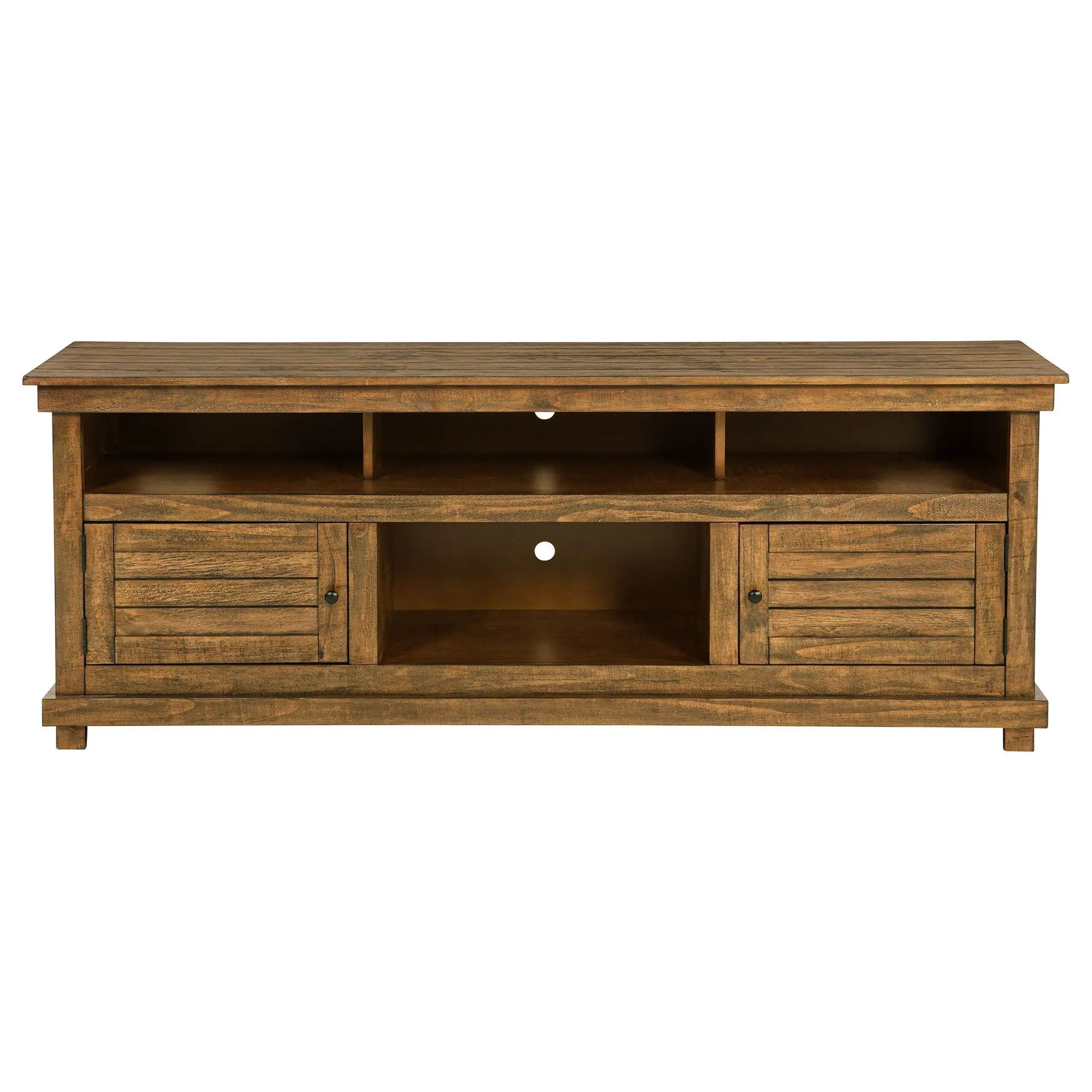 Payne 70-inch TV Stand Media Console Distressed Brown by Unique Piece Furniture