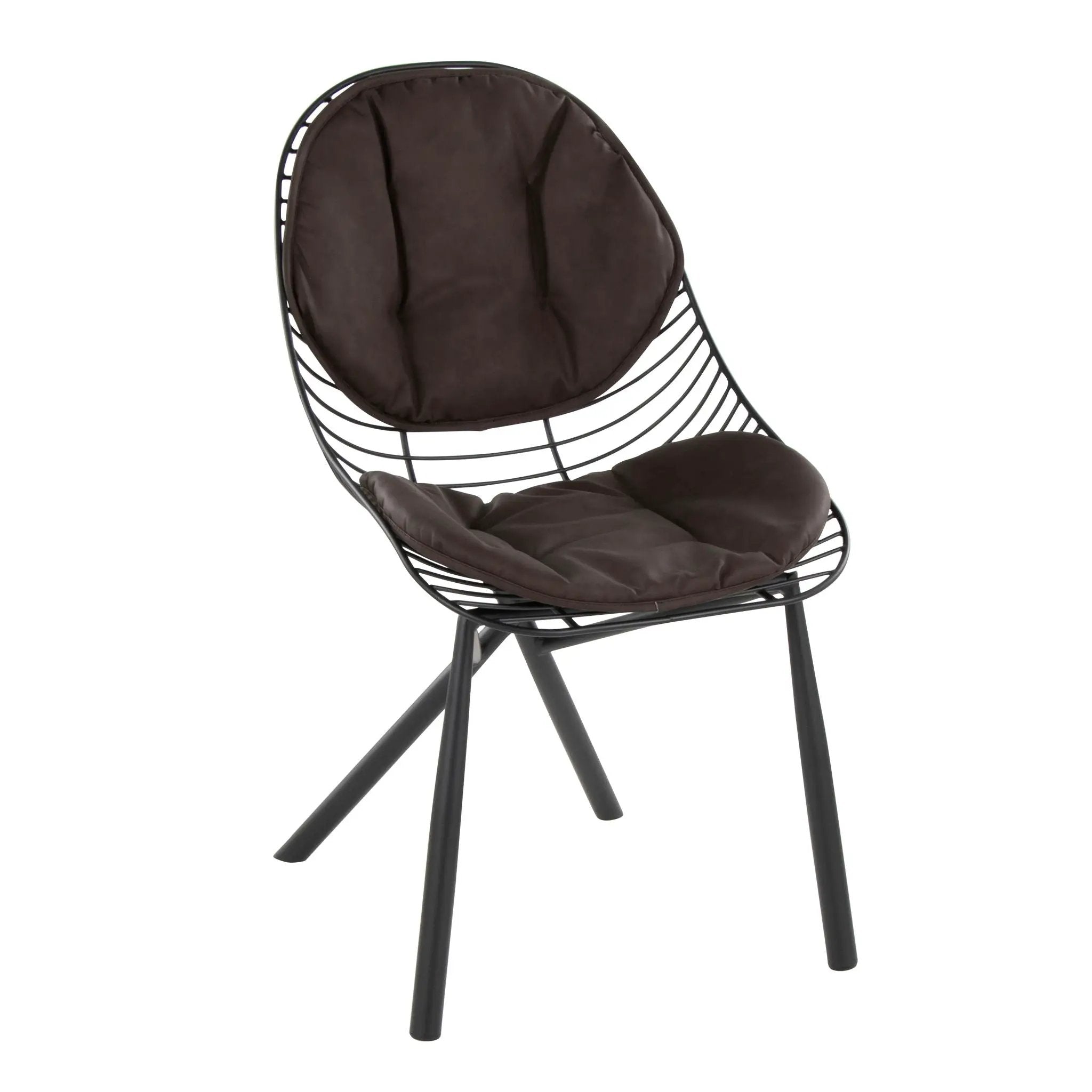 Wired - Contemporary Chair (Set of 2) - Black / Espresso by Unique Piece Furniture