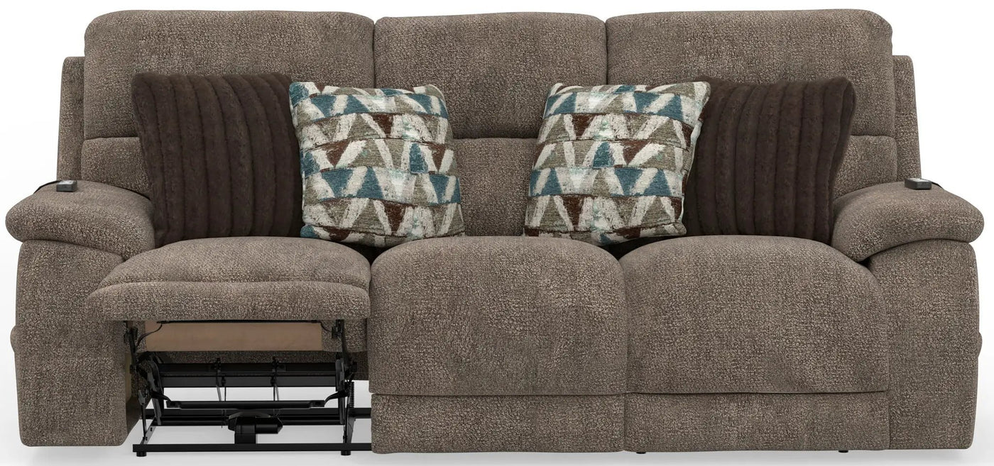 Joya - Power Headrest Power LayFlat Reclining Sofa With CR3 Heat/Massage/Lumbar/ZG by Unique Piece Furniture
