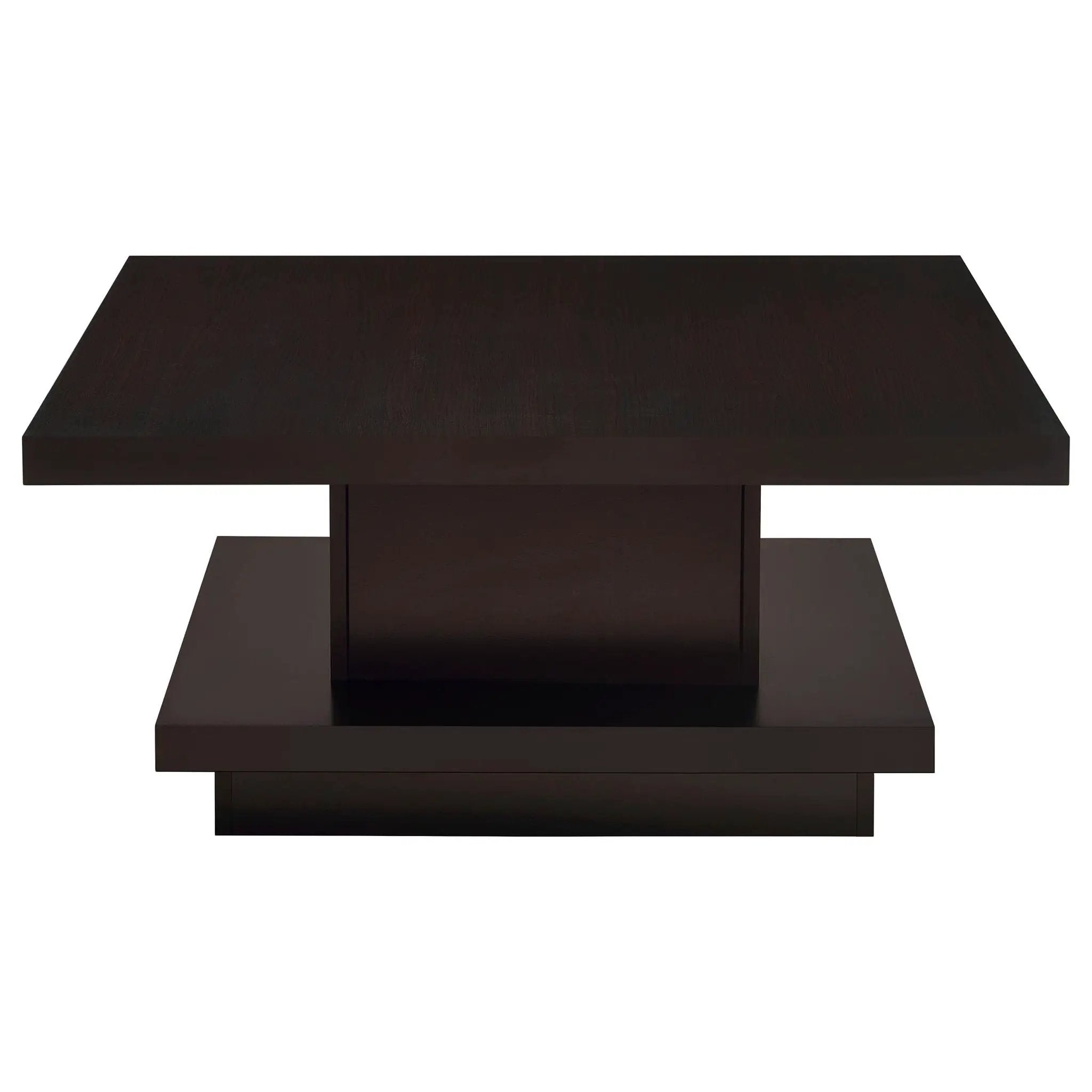 Reston 2-piece Square Coffee and End Table Set Cappuccino by Unique Piece Furniture