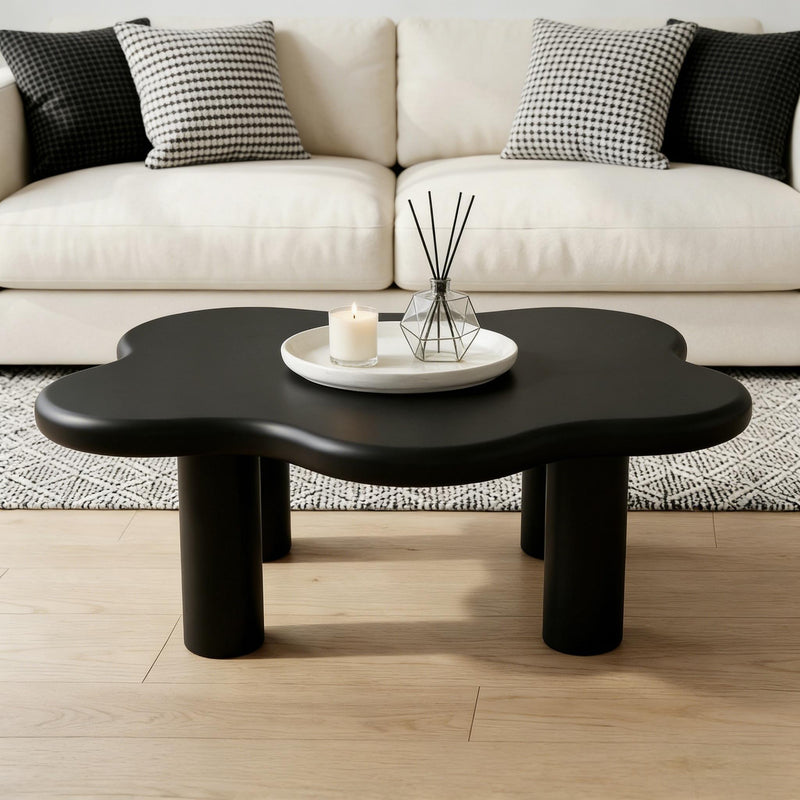 Cloud Shaped Coffee Table With 4 Round Legs by HouseOfZazla