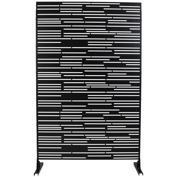 Outdoor & Indoor Freestanding Metal Privacy Screen