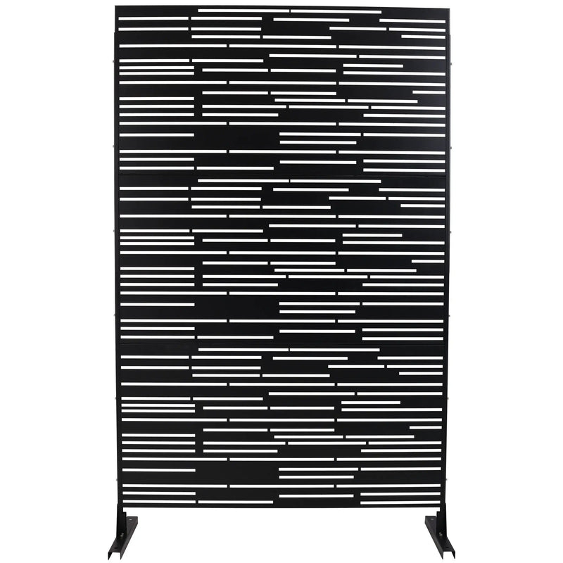 Outdoor & Indoor Freestanding Metal Privacy Screen by HouseOfZazla
