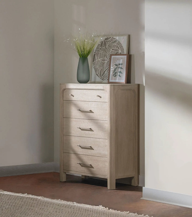 Solano 5-drawer Bedroom Chest of Drawers Weathered Mango by Unique Piece Furniture