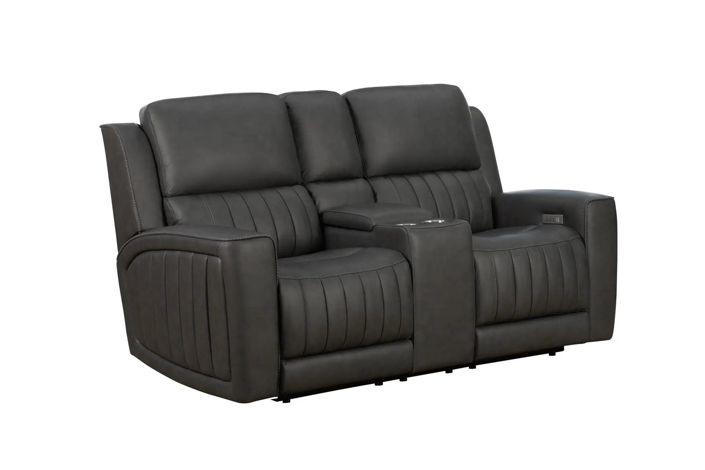 Pierce - Console Loveseat With Power Recline, Power Headrests And Power Lumber-Zero Gravity, Lumbar by Unique Piece Furniture