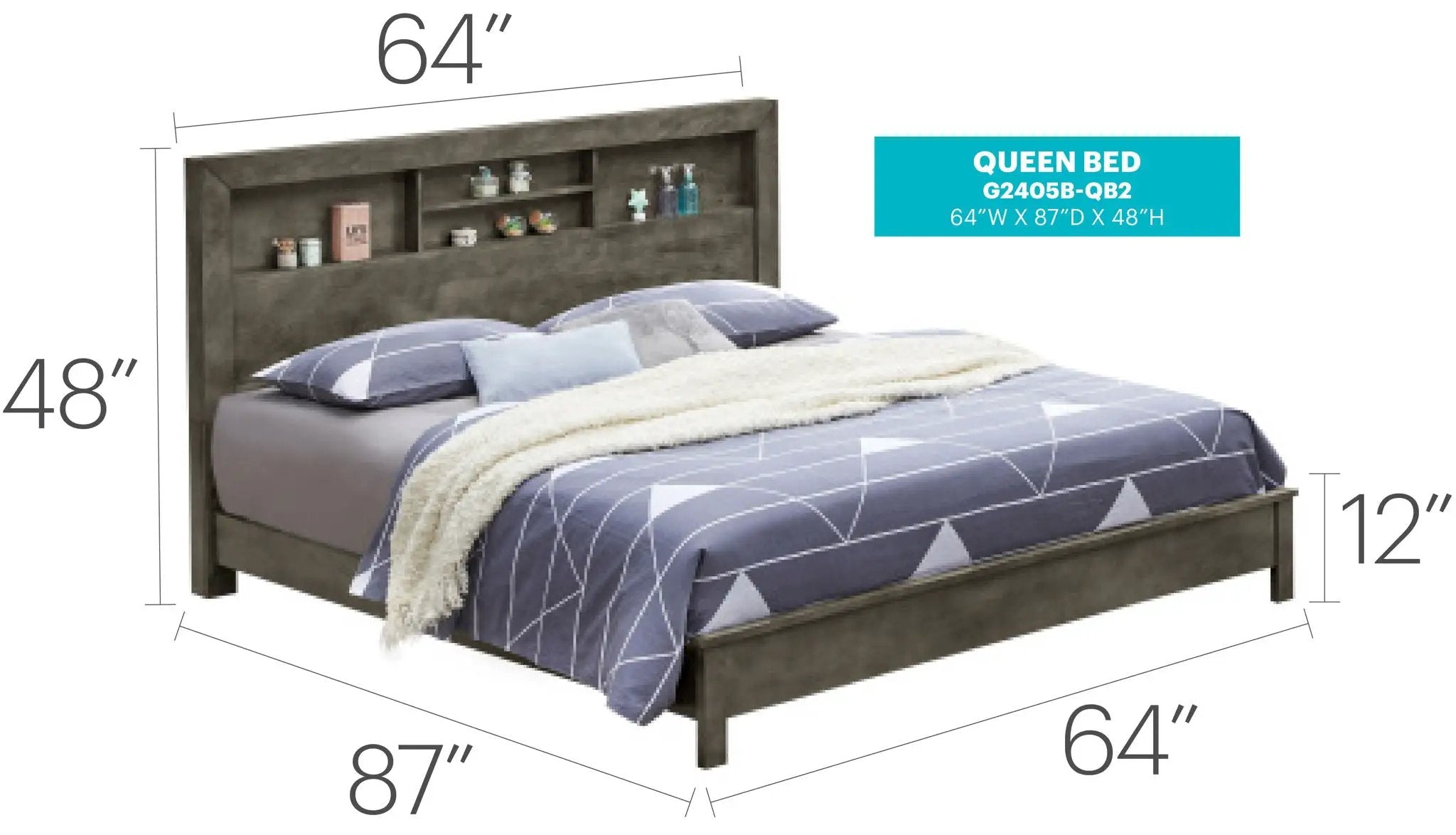 Bed With Transitional Design Stylish by Unique Piece Furniture