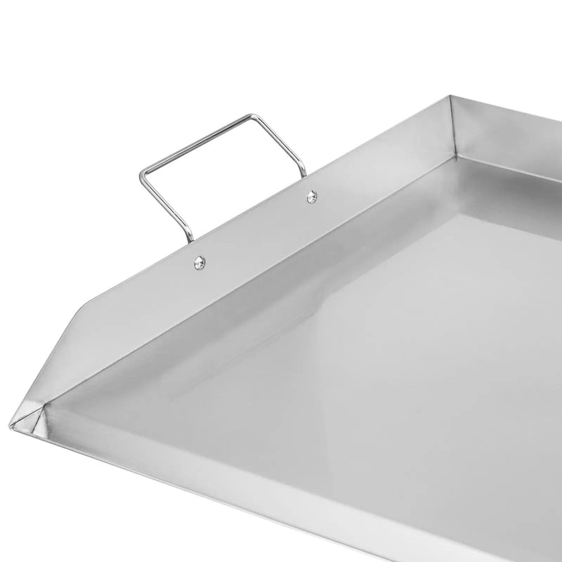 36x22 in Flat Top Griddle Stainless Steel Universal BBQ Grill Pan Cookware by HouseOfZazla