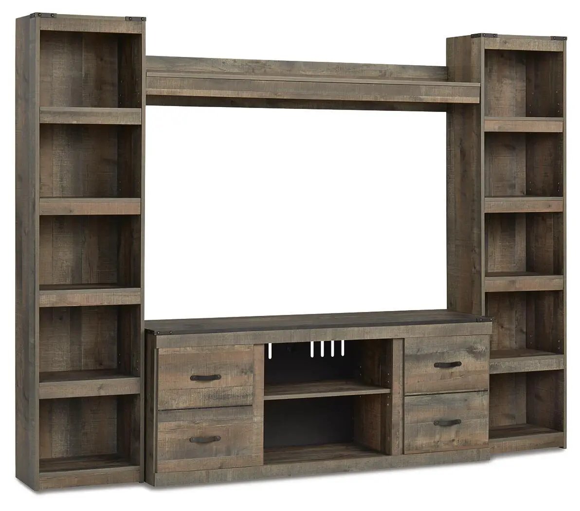 Trinell - 4-Piece Entertainment Center With 60" TV Stand by Unique Piece Furniture